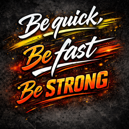 Be Quick, Be Fast, Be Strong T-Shirt